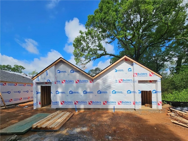 view of property in mid-construction
