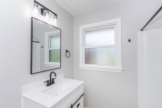 4082 Old Portman Rd, Anderson, SC 29626 - full bathroom with walk in shower and vanity