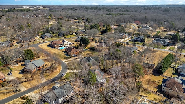 307 Brittany Park, Anderson, SC 29621 - aerial view of property and surrounding area with nearby suburban area and a forest