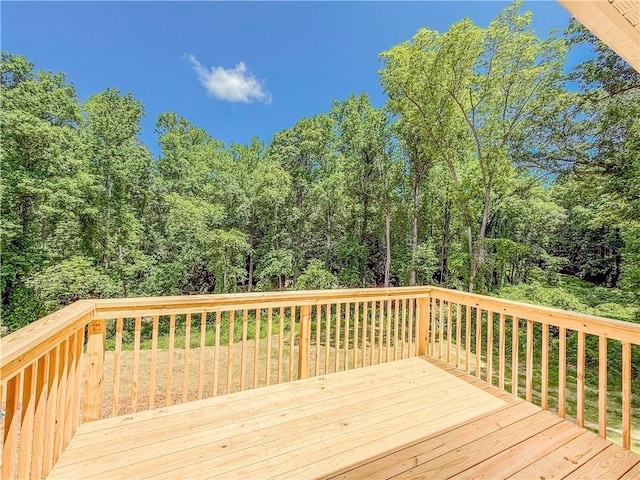 320 Code Cir, Seneca, SC 29678 - wooden deck featuring a wooded view