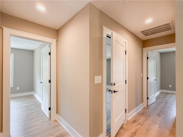320 Code Cir, Seneca, SC 29678 - corridor featuring light wood-style floors, baseboards, and recessed lighting