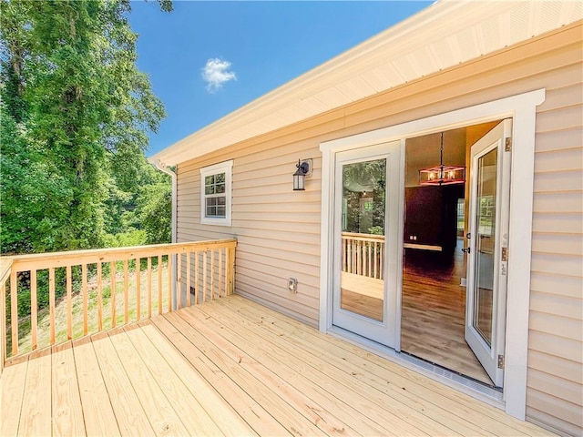 320 Code Cir, Seneca, SC 29678 - view of wooden deck