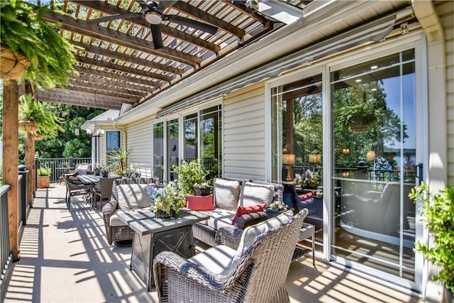 515 Beacon Shores Dr, Seneca, SC 29672 - view of patio with outdoor lounge area, a pergola, and outdoor dining area
