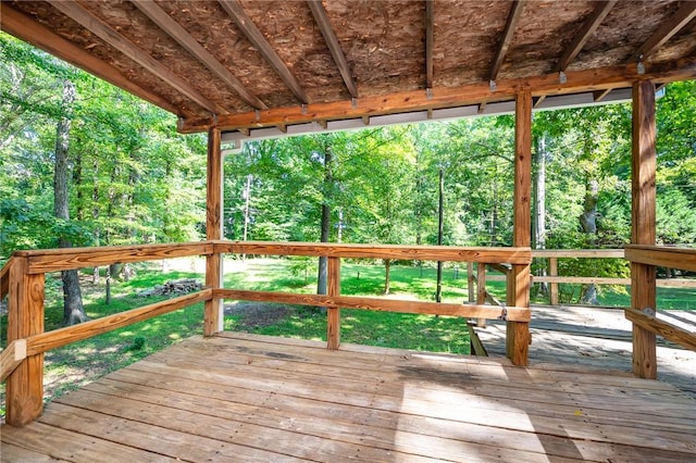view of deck