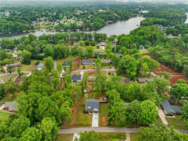 604 Robin Hood Ln, Anderson, SC 29621 - bird's eye view featuring a water view and a residential view