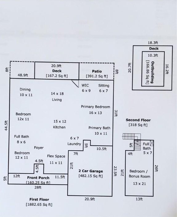 604 Robin Hood Ln, Anderson, SC 29621 - floor plan