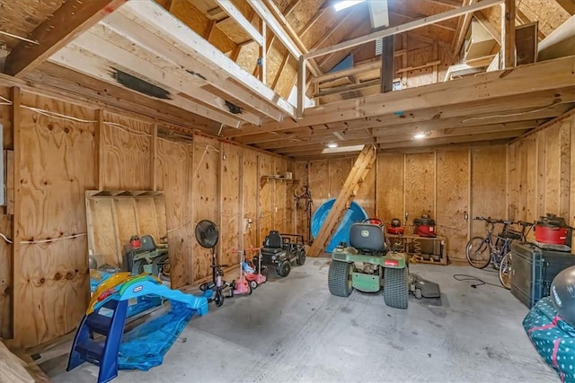 view of storage room