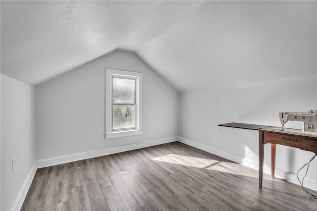 322 Whitehall Rd, Anderson, SC 29625 - bonus room with baseboards, wood finished floors, and lofted ceiling