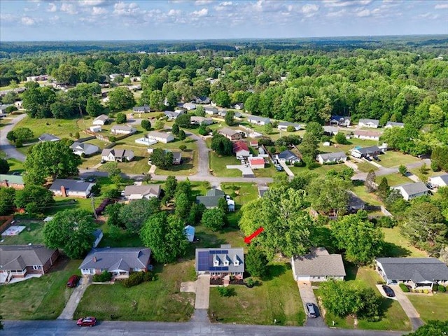 415 Van Martin Rd, Anderson, SC 29621 - bird's eye view featuring a residential view and a wooded view