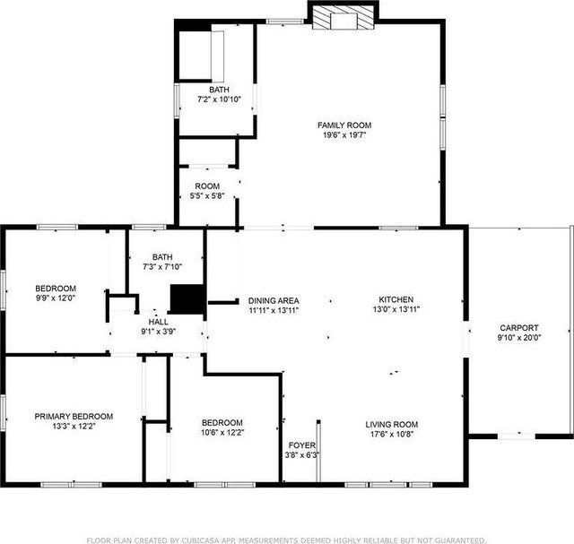 302 Jasmine Dr, Anderson, SC 29625 - floor plan