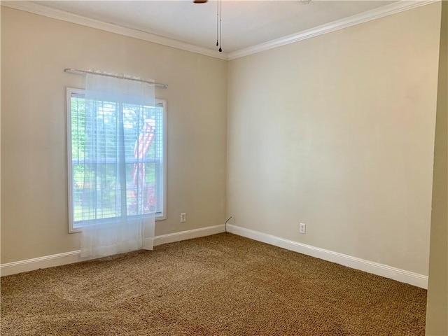 204 Rock Creek Rd, Anderson, SC 29625 - unfurnished room featuring plenty of natural light, carpet flooring, ornamental molding, and baseboards