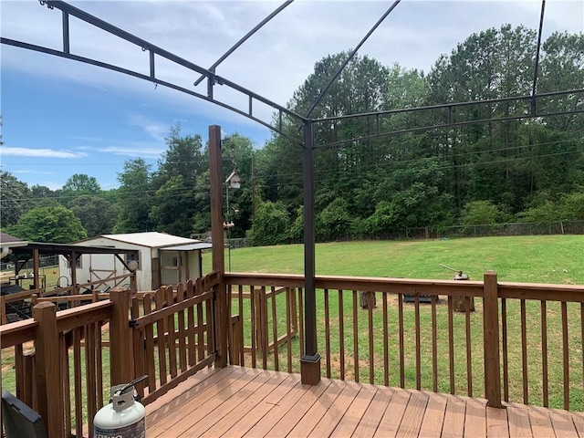204 Rock Creek Rd, Anderson, SC 29625 - view of wooden terrace