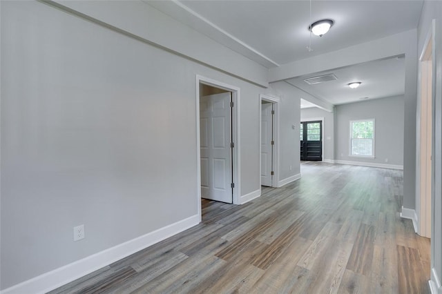 9 Dixie Ave, Liberty, SC 29657 - unfurnished room with visible vents, baseboards, and wood finished floors