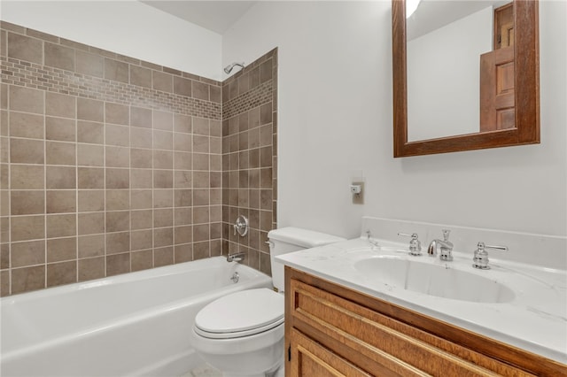 2018 Concord Rd, Anderson, SC 29621 - full bath with toilet, shower / tub combination, and vanity