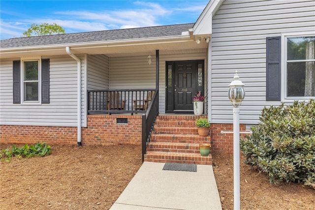 2018 Concord Rd, Anderson, SC 29621 - entrance to property featuring a porch and roof with shingles
