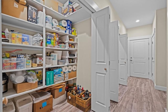 view of pantry