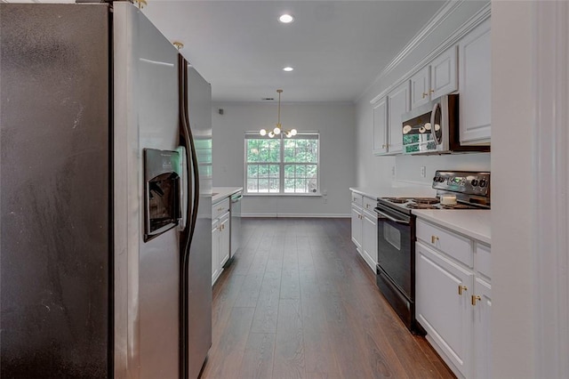 127 Ledgewood Way, Easley, SC 29642 - kitchen featuring light countertops, appliances with stainless steel finishes, and white cabinetry