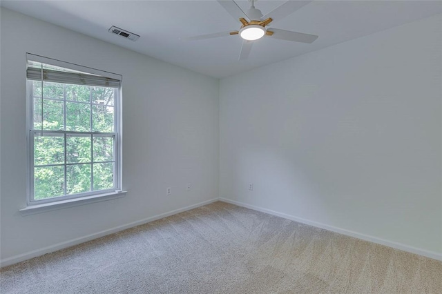 127 Ledgewood Way, Easley, SC 29642 - carpeted spare room with baseboards, visible vents, and a healthy amount of sunlight