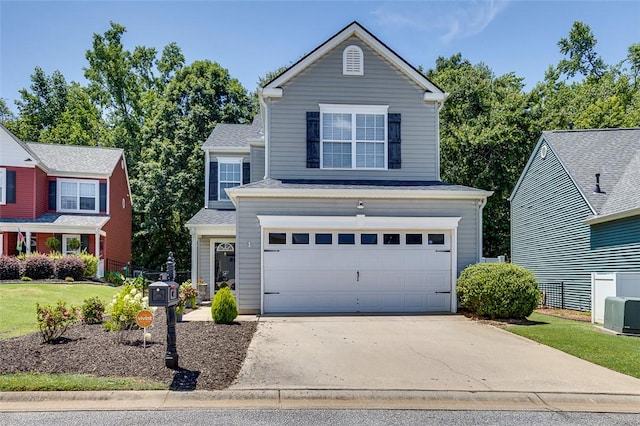 127 Ledgewood Way, Easley, SC 29642 - traditional-style home with a garage and driveway