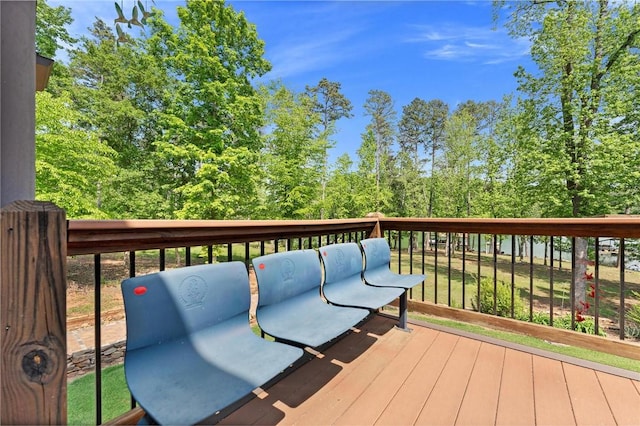 view of deck