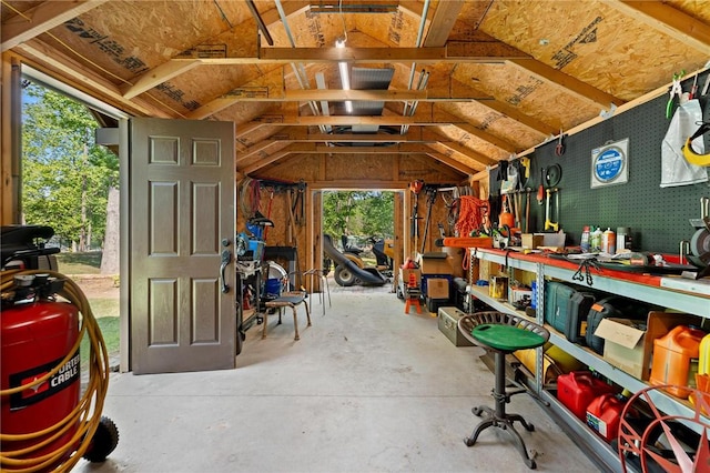 view of storage