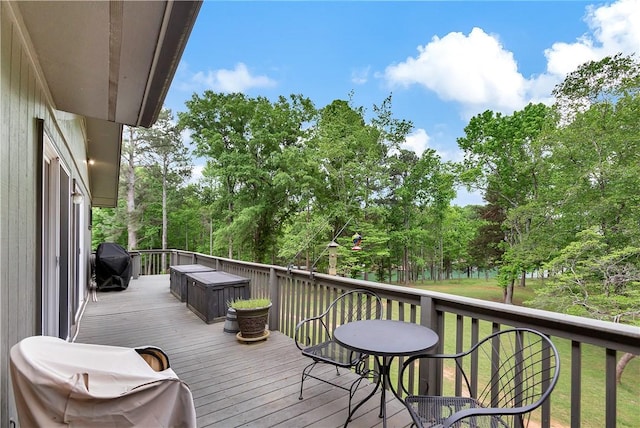 15C Hartwell Villas, Anderson, SC 29626 - deck featuring grilling area