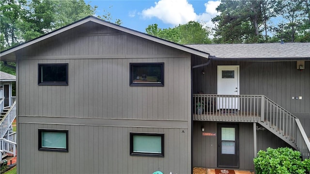15C Hartwell Villas, Anderson, SC 29626 - view of front facade with stairs and roof with shingles