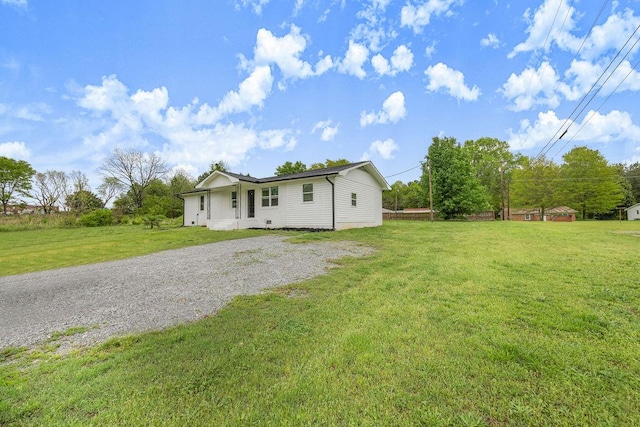 116 Ashley Dr, Pelzer, SC 29669 - view of front of home with a front lawn