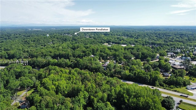 aerial view with a view of trees