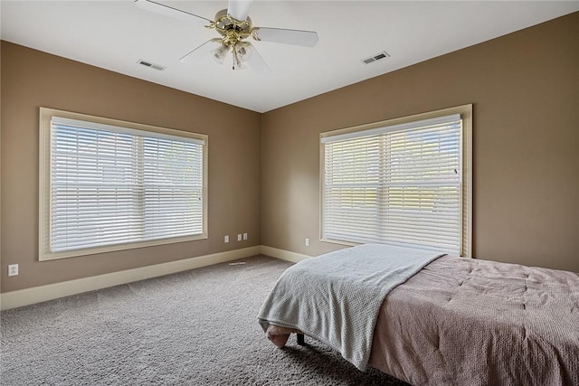 107 Amanda Dr, Anderson, SC 29621 - carpeted bedroom featuring baseboards, visible vents, and multiple windows