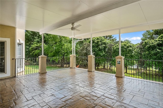 107 Amanda Dr, Anderson, SC 29621 - view of patio / terrace featuring ceiling fan