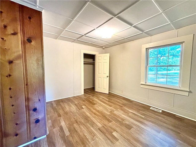5192 Davis Cir, Anderson, SC 29625 - unfurnished bedroom featuring wood finished floors, a closet, and baseboards