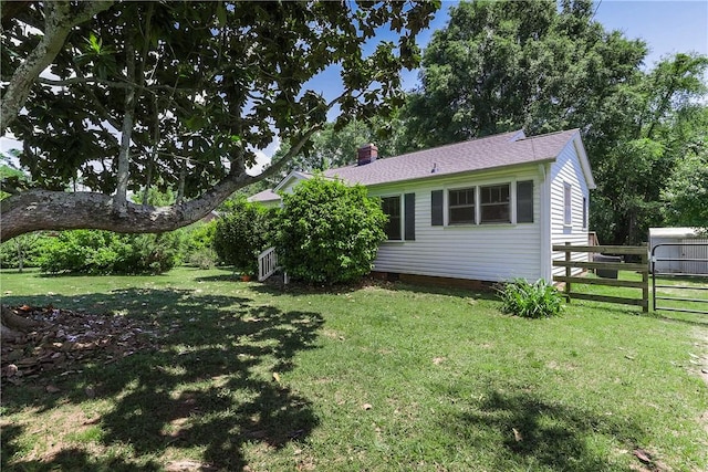 exterior space with fence