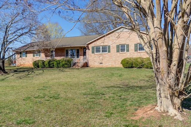 102 Norman St, Liberty, SC 29657 - ranch-style home with crawl space, brick siding, and a front yard