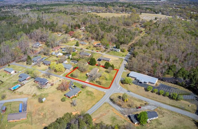 102 Norman St, Liberty, SC 29657 - drone / aerial view with a view of trees