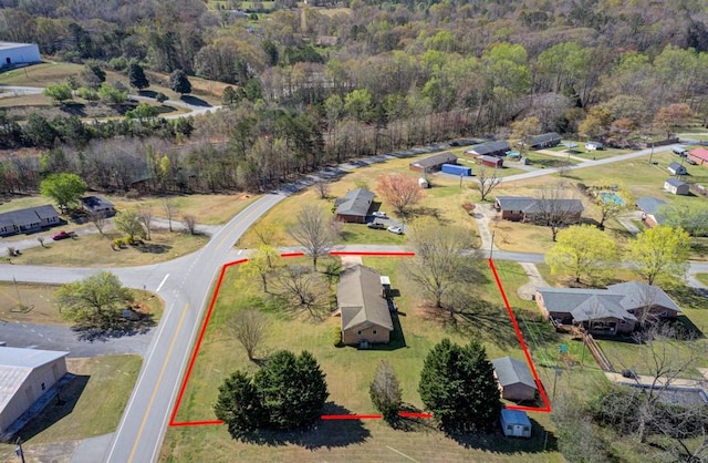 102 Norman St, Liberty, SC 29657 - drone / aerial view featuring a view of trees