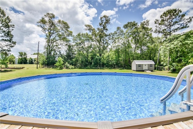 103 Mar Mac Rd, Anderson, SC 29626 - outdoor pool featuring a yard, an outbuilding, and a storage shed