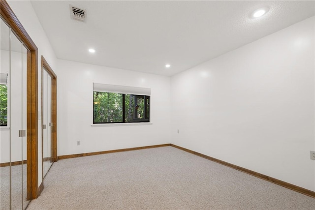 110 Safe Harbor Cir, Salem, SC 29676 - empty room featuring light carpet, healthy amount of natural light, baseboards, and recessed lighting