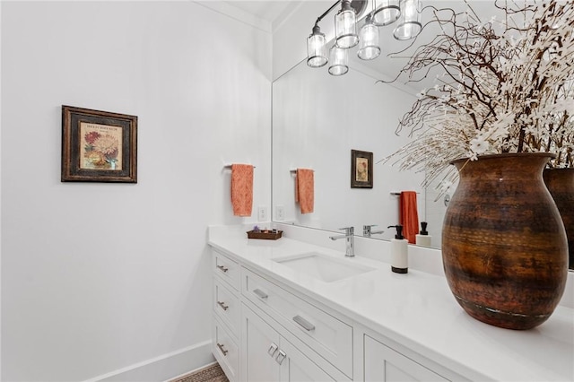 113 Settlement Village Dr, Sunset, SC 29685 - bathroom with vanity and baseboards