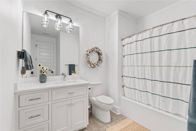 113 Settlement Village Dr, Sunset, SC 29685 - bathroom with toilet, vanity, and shower / tub combo