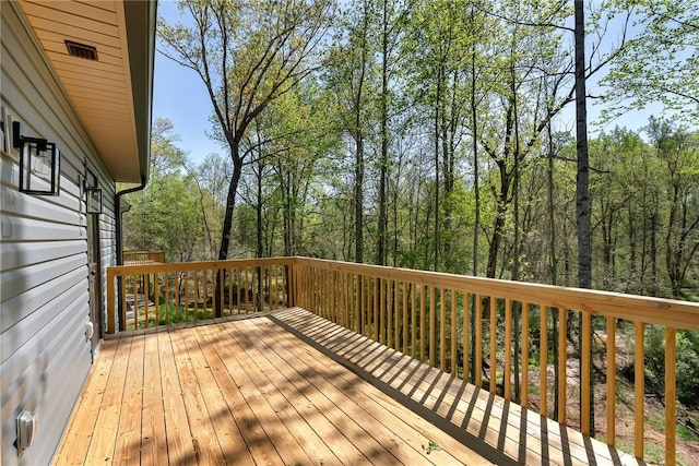 3062 Woodale Cir, Seneca, SC 29678 - view of wooden deck