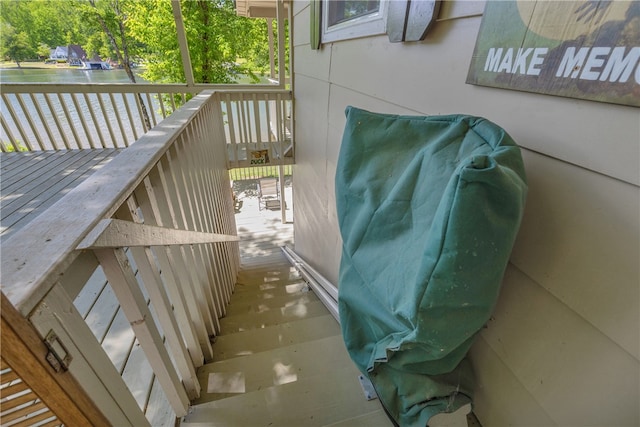 619 Crossland Creek Ct, Tamassee, SC 29686 - view of deck