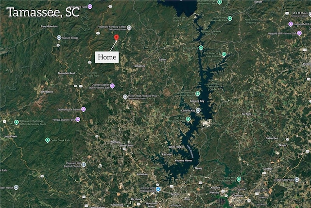621 Crossland Creek Ct, Tamassee, SC 29686 - aerial map of property and surrounding area