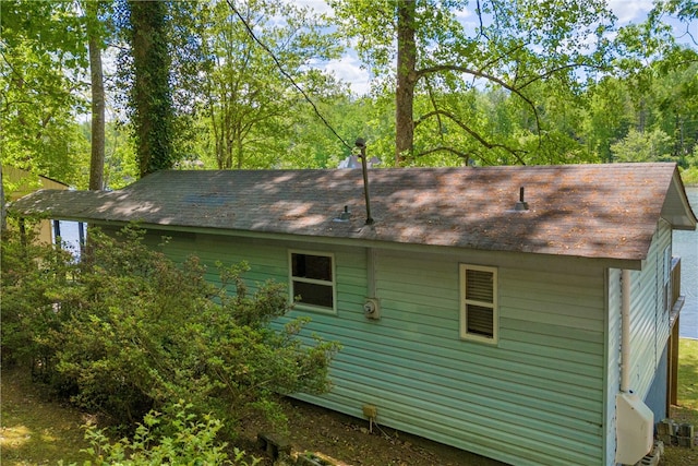 621 Crossland Creek Ct, Tamassee, SC 29686 - view of home's exterior featuring roof with shingles