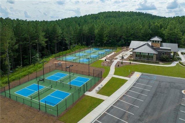 109 Laurel Pond Way, Sunset, SC 29685 - aerial view with a wooded view