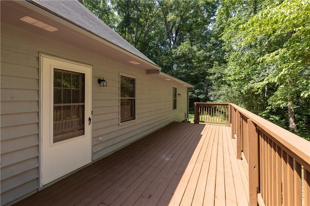124 S Spring St, Central, SC 29630 - view of wooden deck