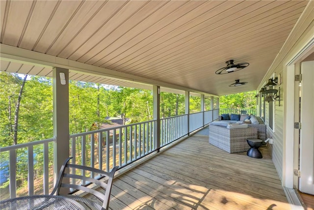 451 Cedar Creek Rd, Sunset, SC 29685 - view of wooden deck