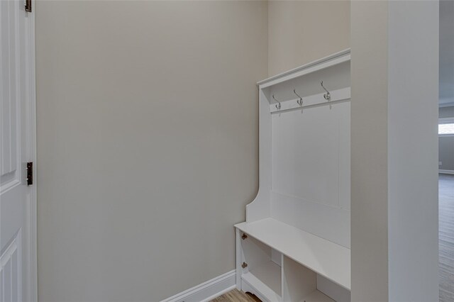 709 Whitemarsh Ave, Simpsonville, SC 29680 - mudroom featuring light wood-style flooring and baseboards