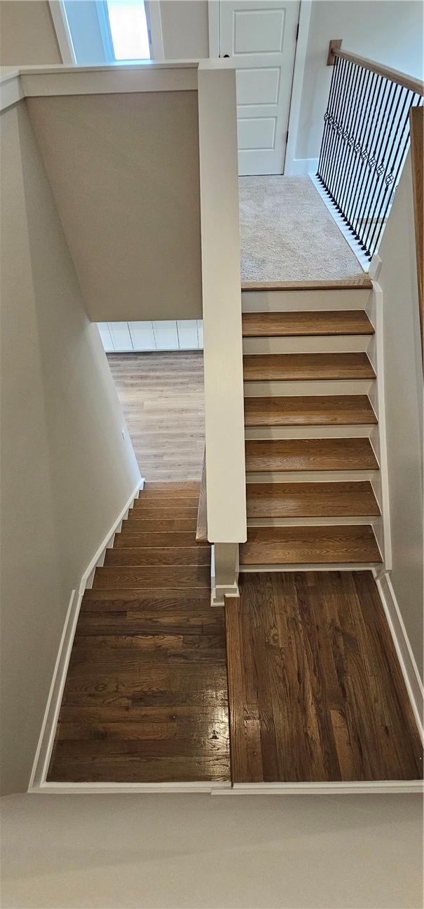 view of staircase