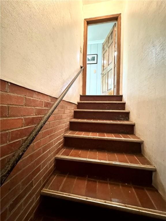 view of stairs